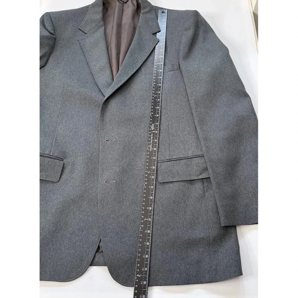 Vintage Sears The‎ Comfort Suit Blazer Mens Extra Large Gray Two Button 90s